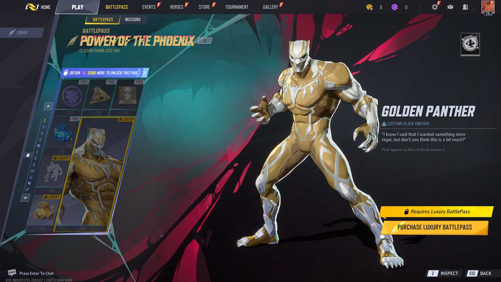 All Marvel Rivals season 3 battle pass skins and rewards