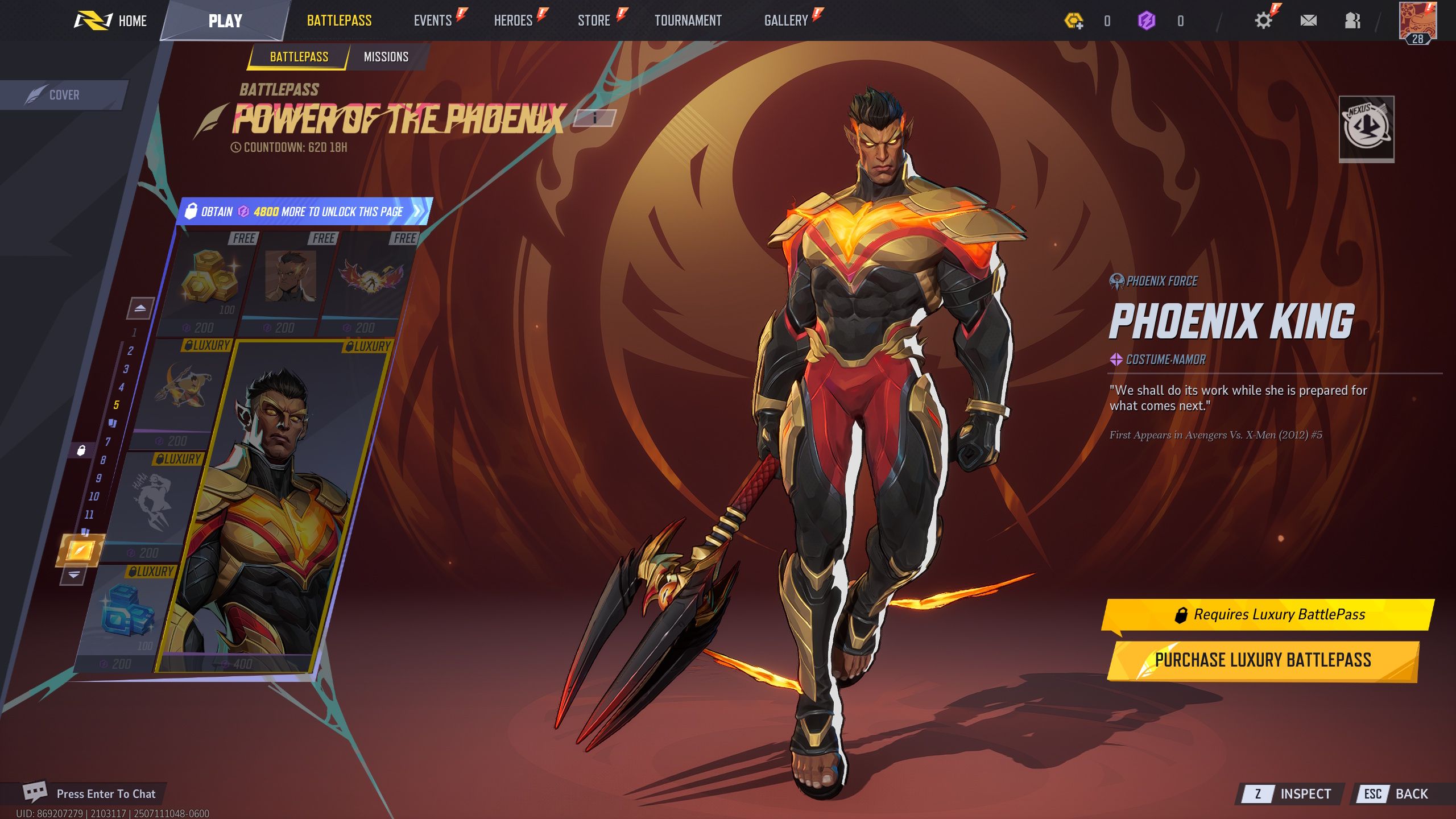 All Marvel Rivals season 3 battle pass skins and rewards