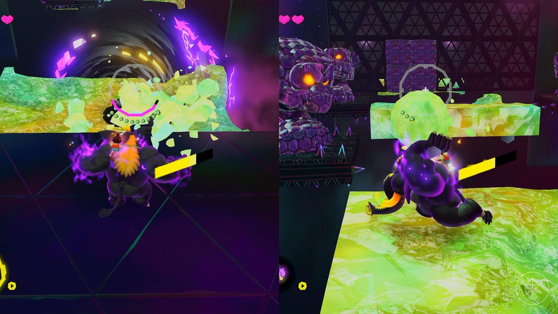 Elephant Kong vacuuming up a glow stone platform and holding a glow stone chunk.