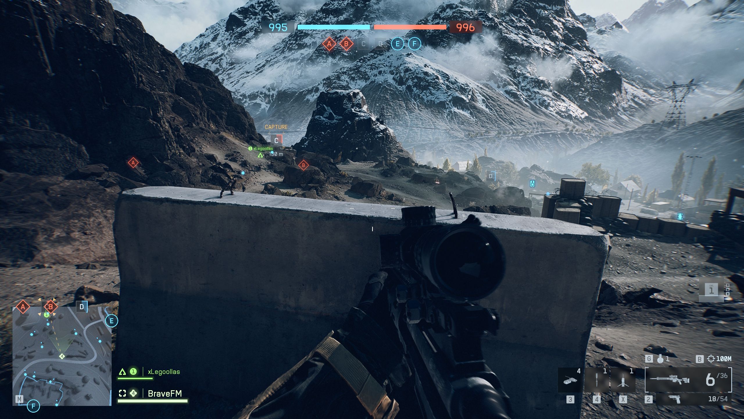 An image taken moments before disaster, as I prepare to assist my doomed teammate