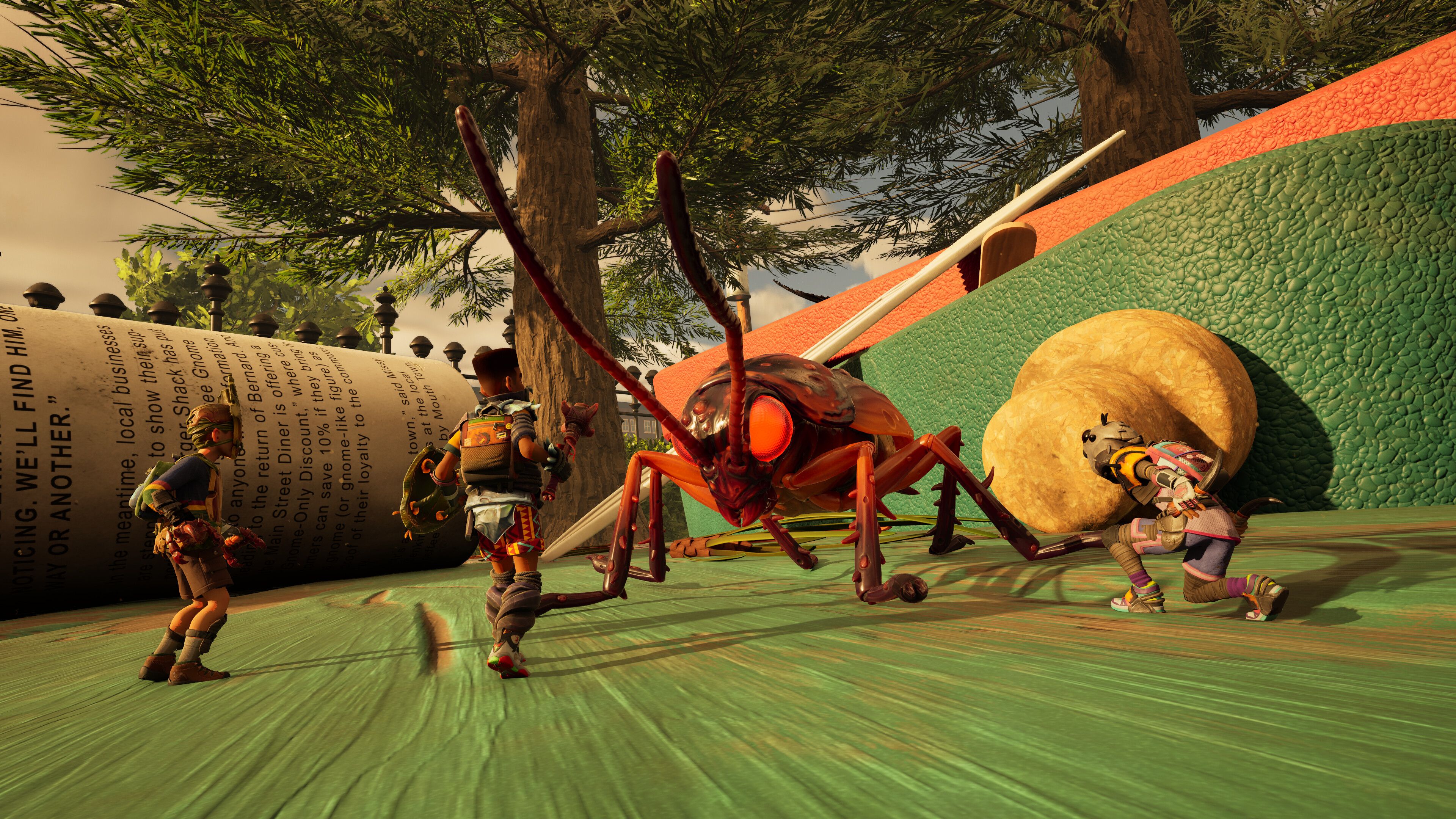 The Grounded 2 kids face a cricket or locust