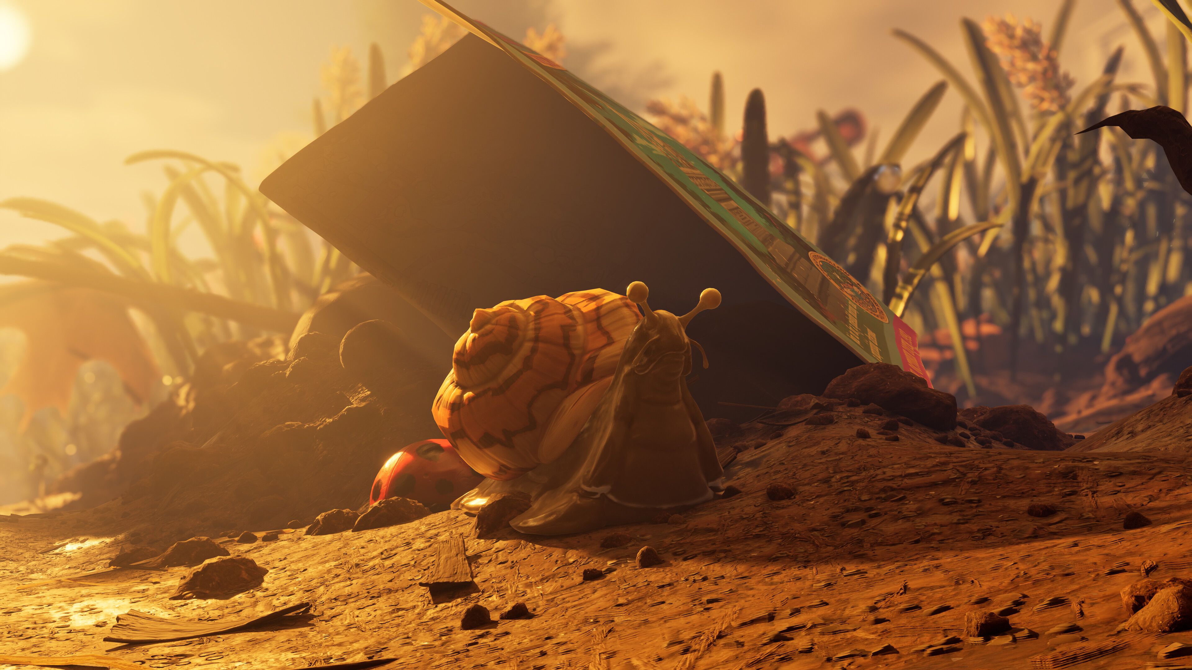 A screenshot of a slug in Grounded 2