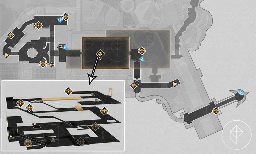 Styxia Honkai: Star Rail Amphoreus treasure chest locations and map