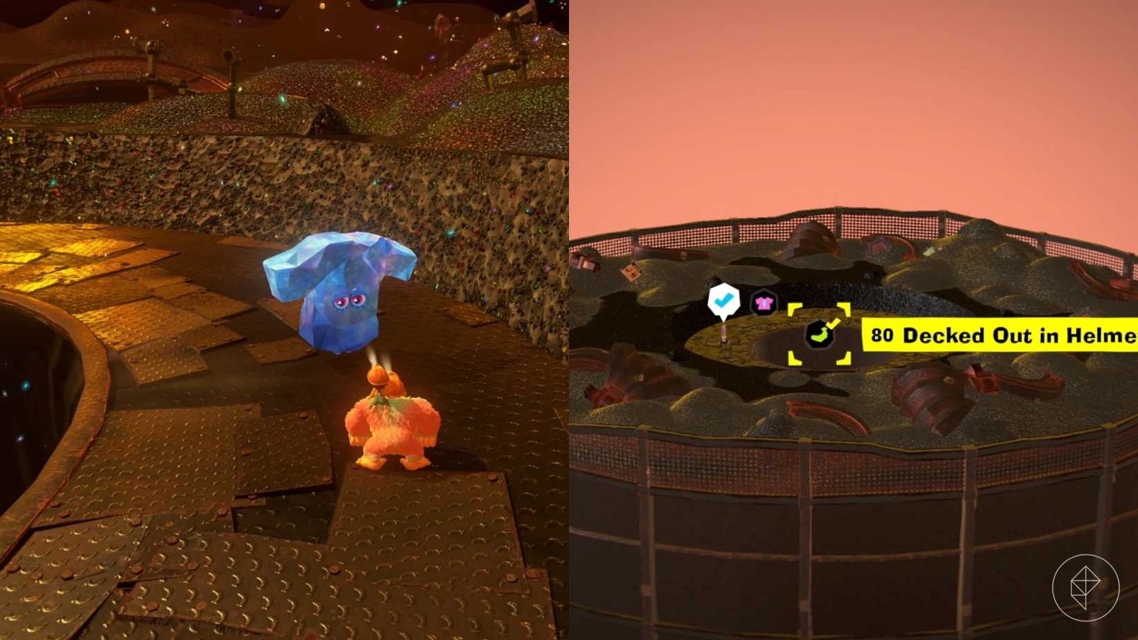 Canyon Layer Banandium Gem locations in Donkey Kong Bananza