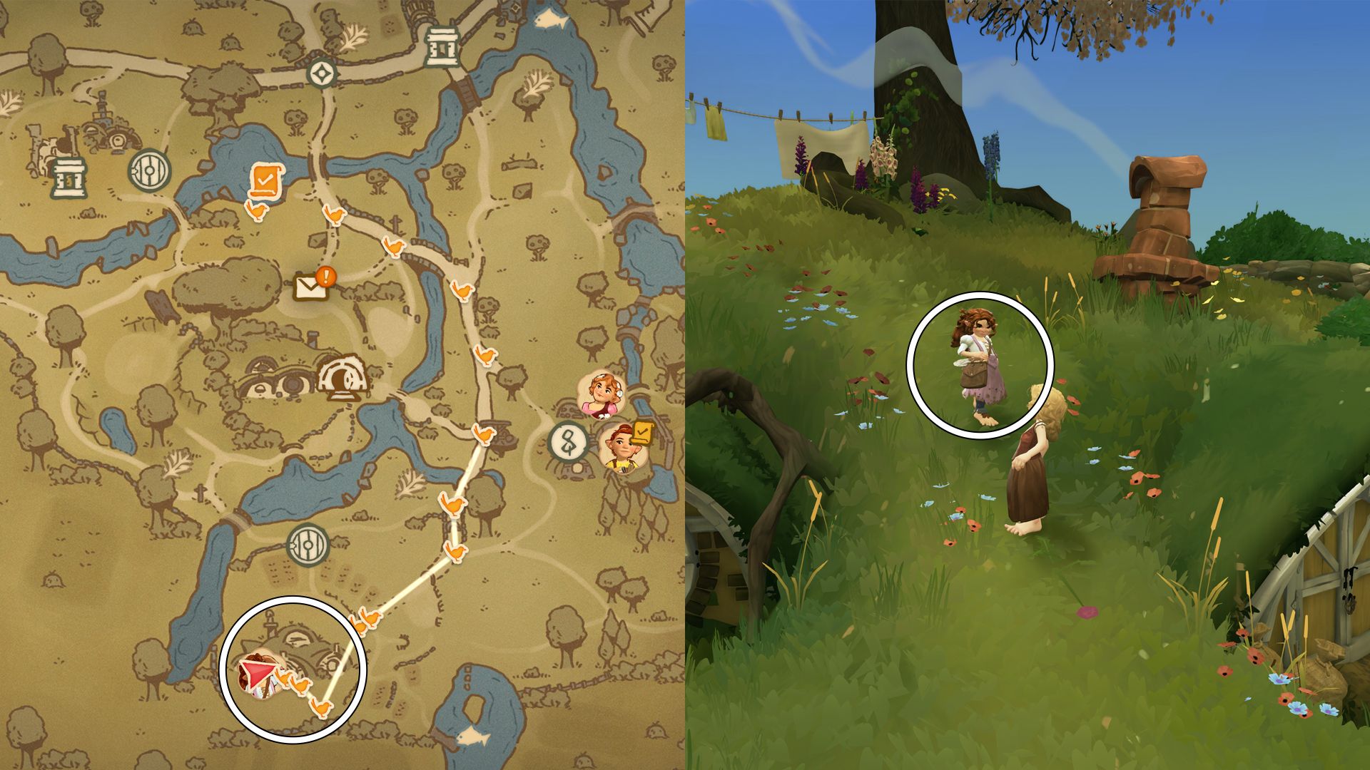 Rosie Cotton's location in Tales of the Shire.