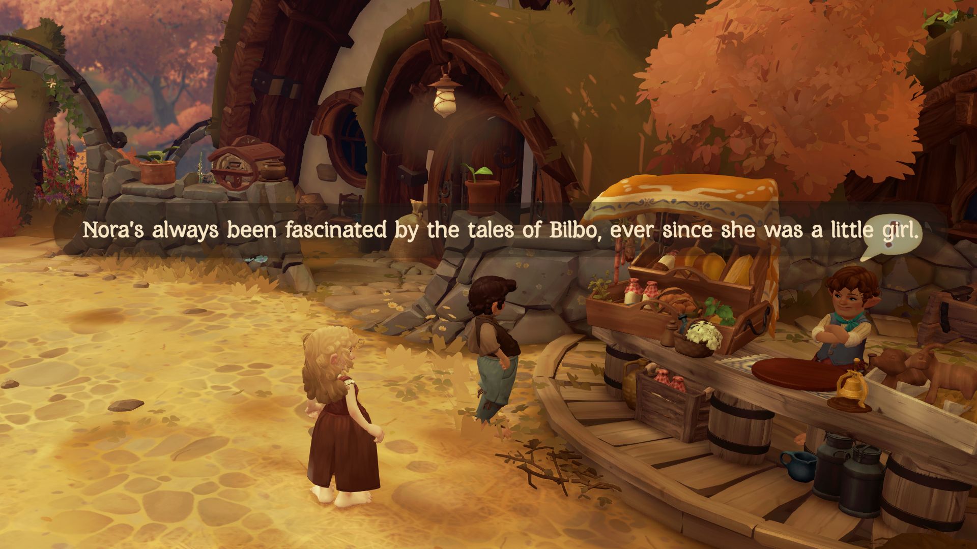Hobbits talk about Bilbo in The Tales of the Shire LOTR