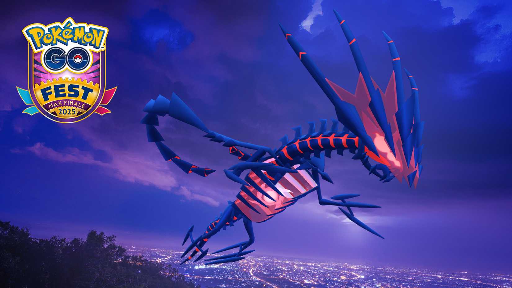 एनाटैटस एक अंधेरे इंडिगो आकाश के ऊपर उड़ता है