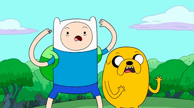 top-corner (jake and finn)