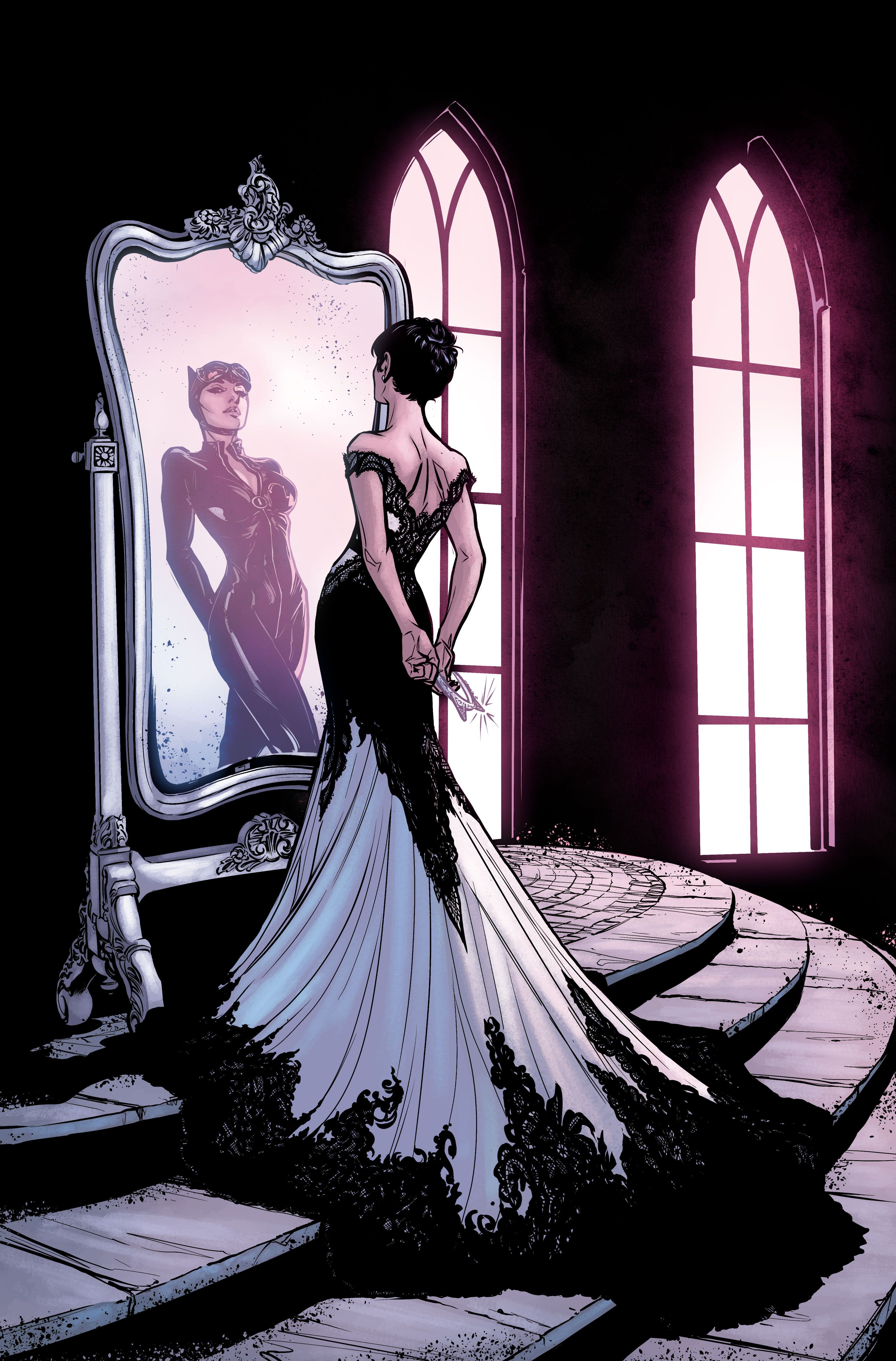 Get a first look at Catwoman’s wedding dress Get a first look at Catwoman’s wedding dress