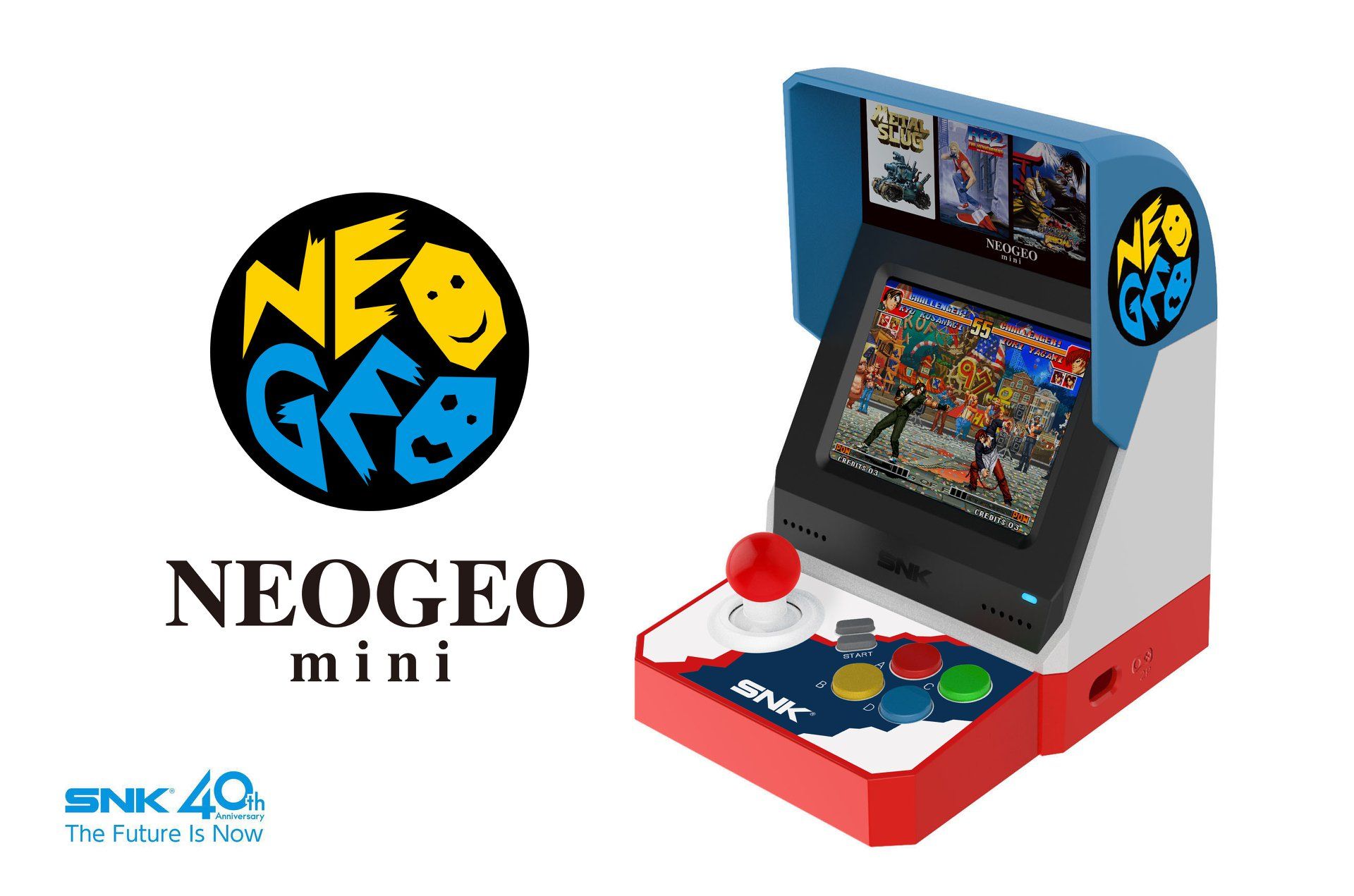 NEOGEOミニ　　SNK40th SNK reveals the Neo Geo Mini arcade console