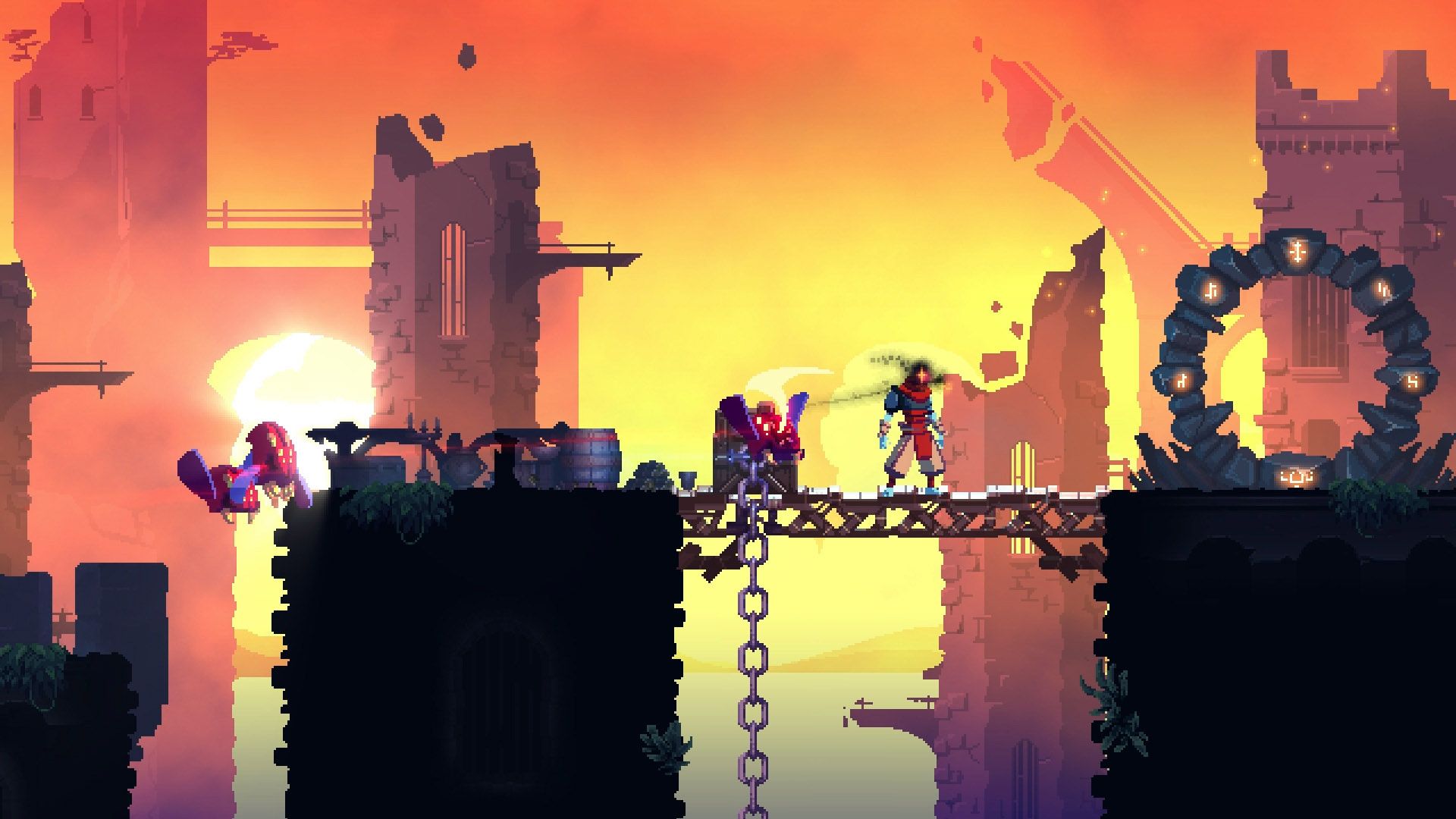 Screenshot of Dead Cells gameplay