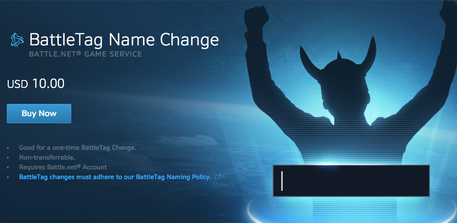 Battle.Net now selling Battletag changes for $10