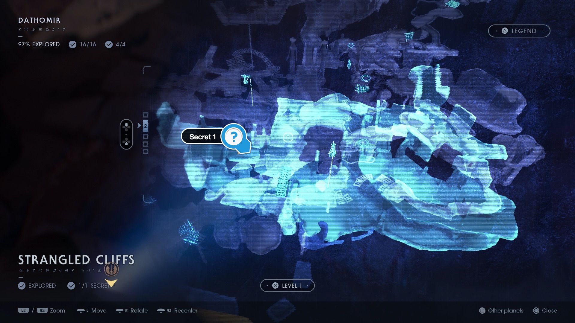Strangled Cliffs Secret Dathomir chests and secrets map locations – Star Wars Jedi: Fallen ...