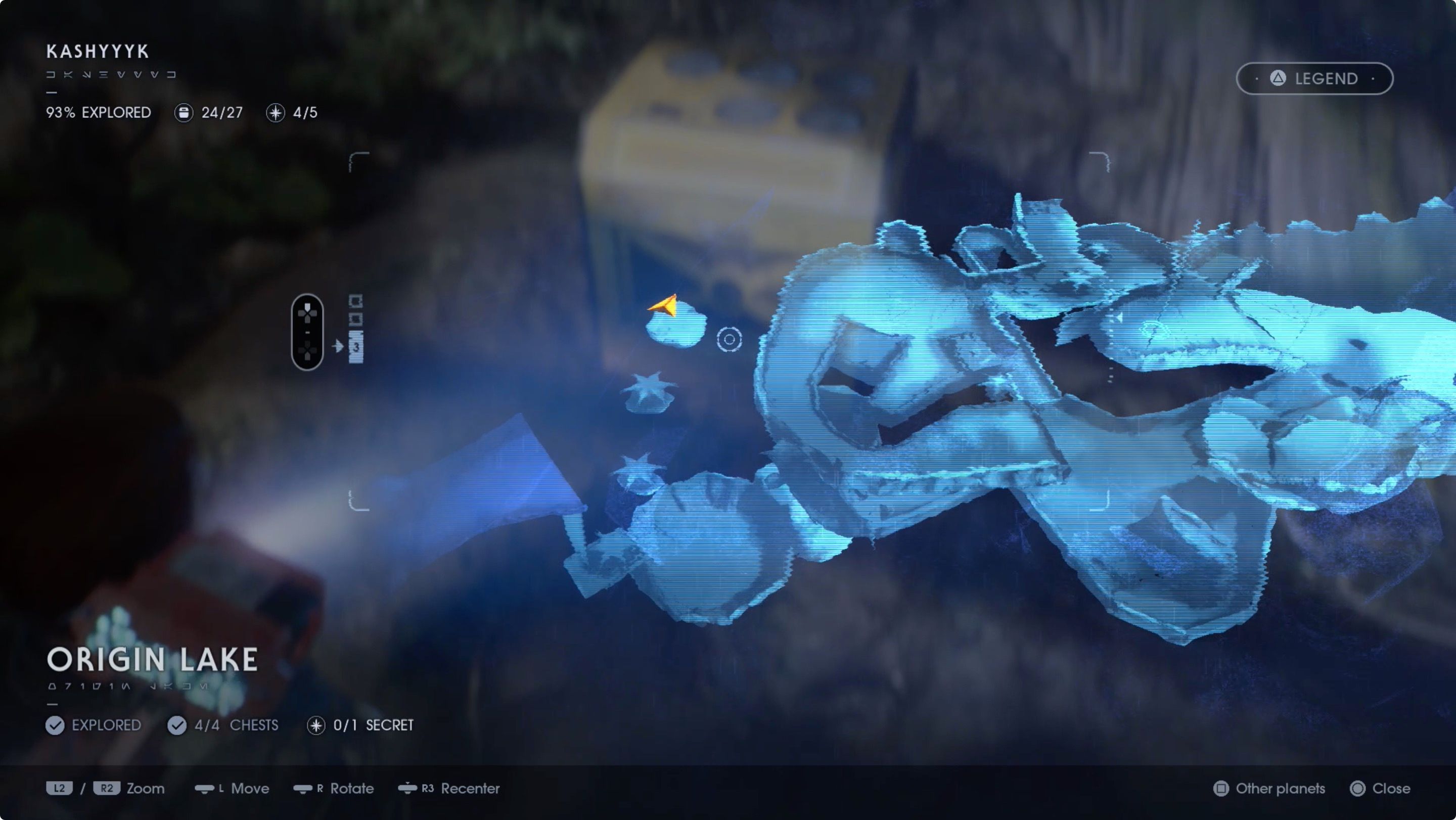 Origin Tree Kashyyyk chests and secrets map locations – Star Wars Jedi: Fallen ...