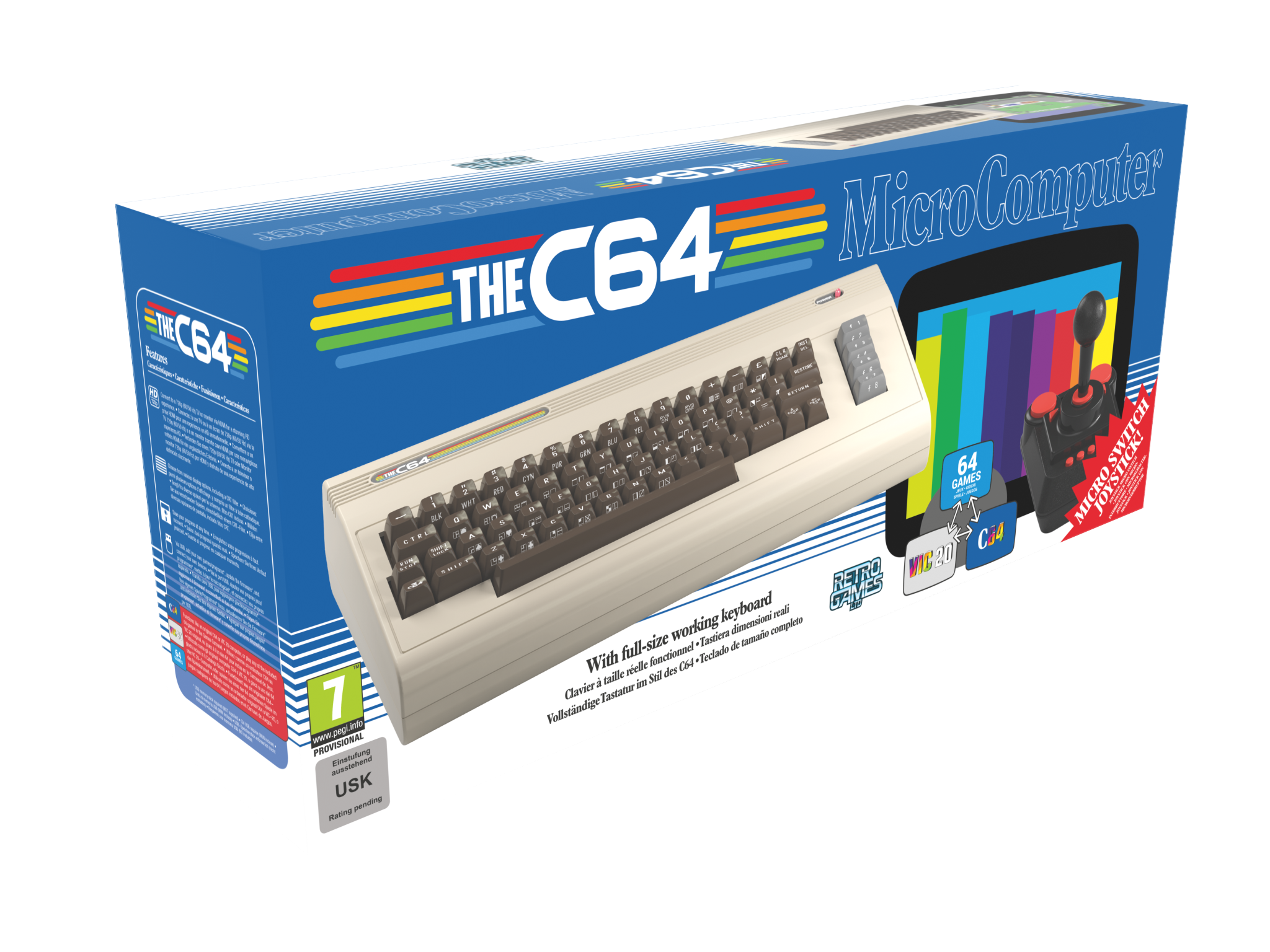 Commodore 64 THEC64 クラシックゲームコンソール Full-size Commodore 64 revival launching soon, makers say
