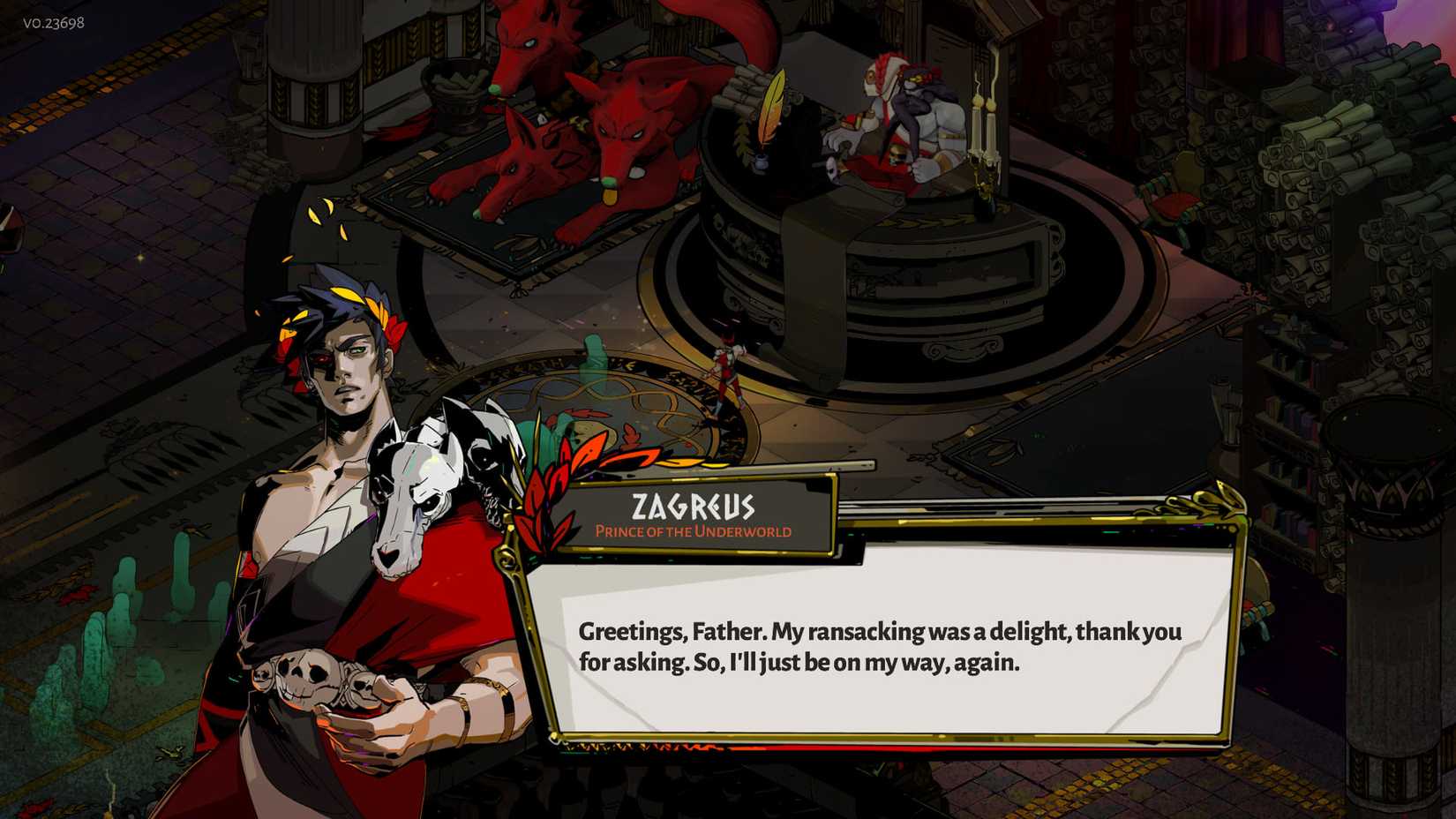 Zagreus和Hades在貿易Hades中