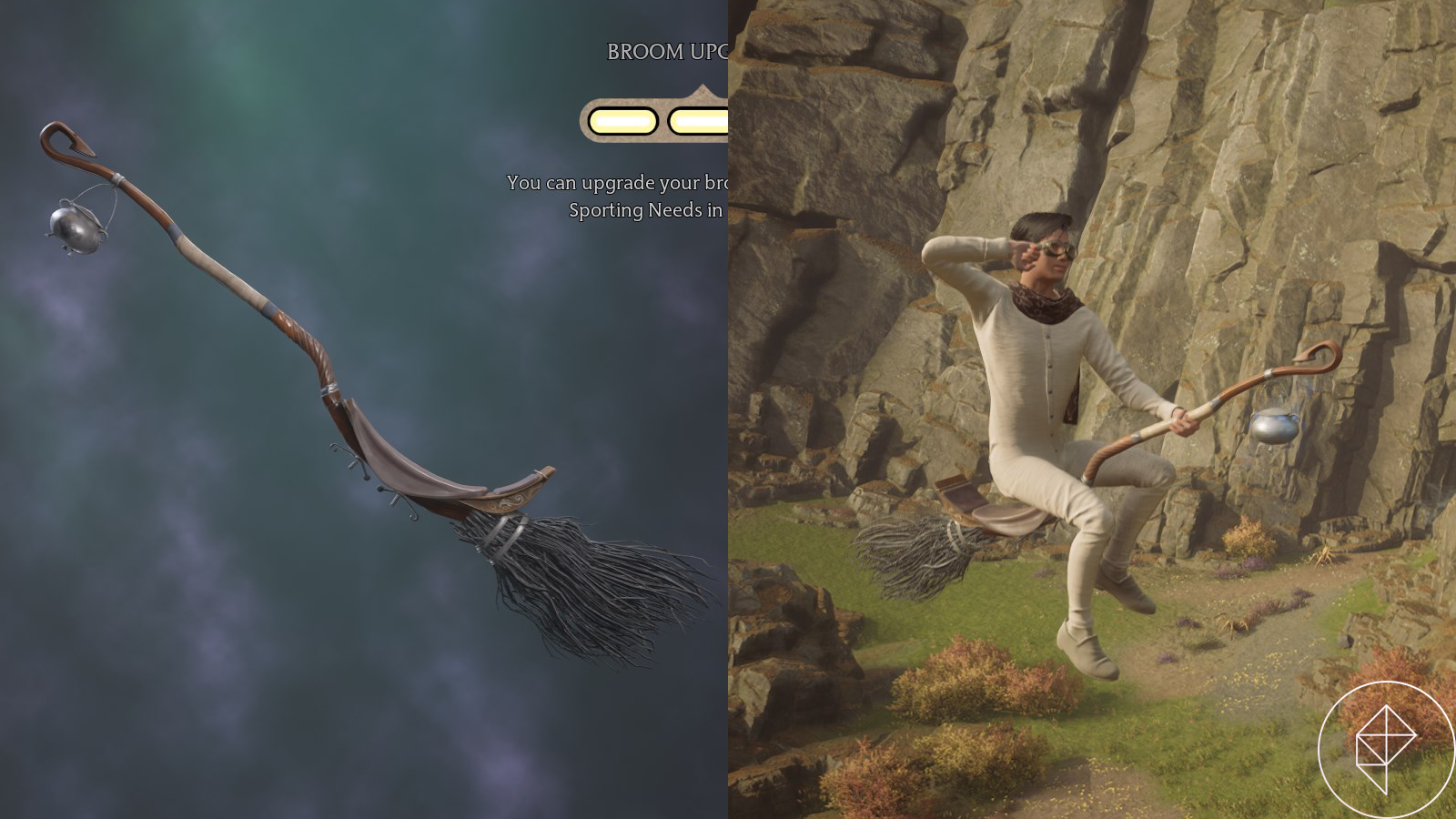 How to get a broom in Hogwarts Legacy