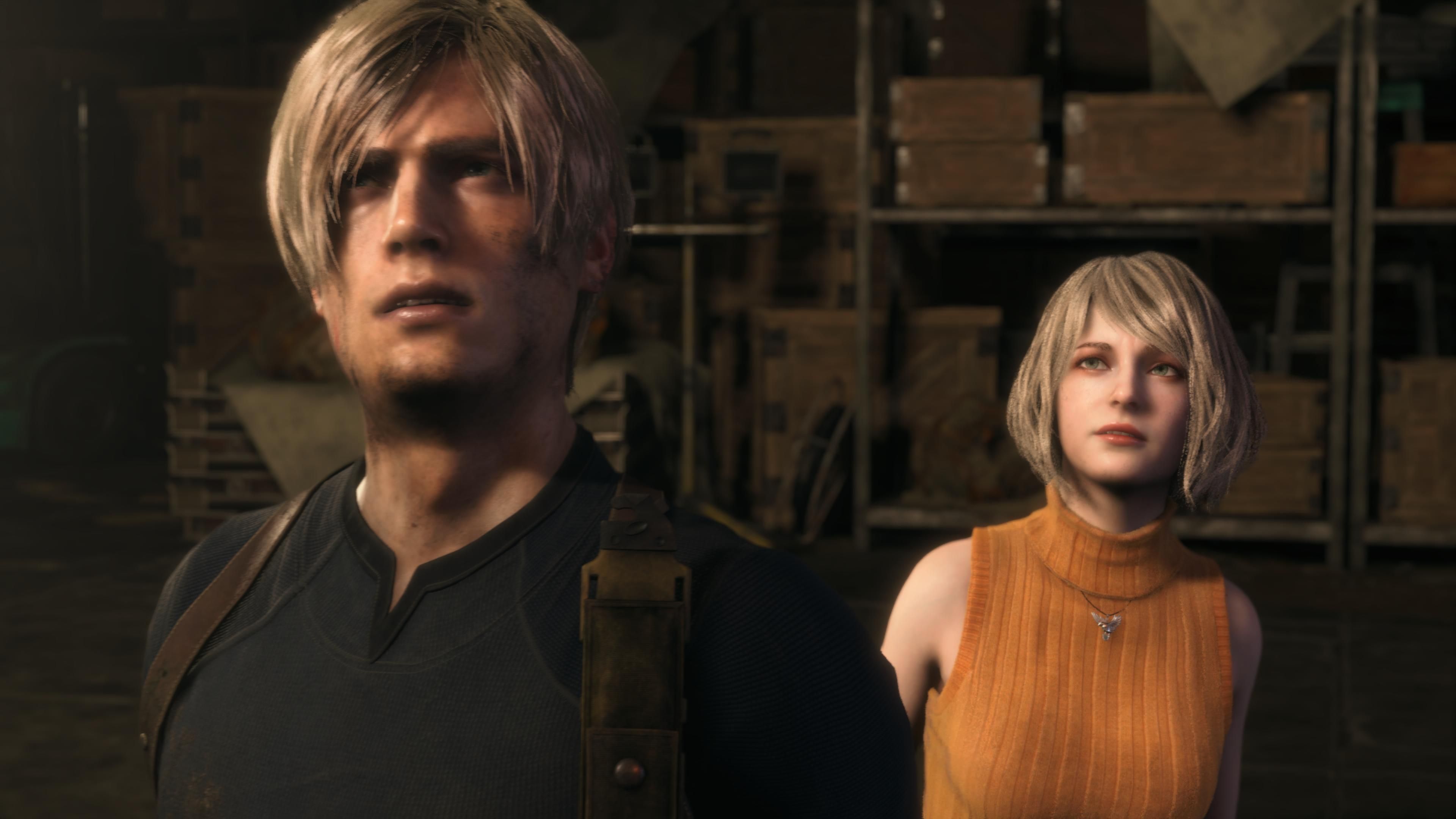 Resident Evil 4 Leon e Ashley