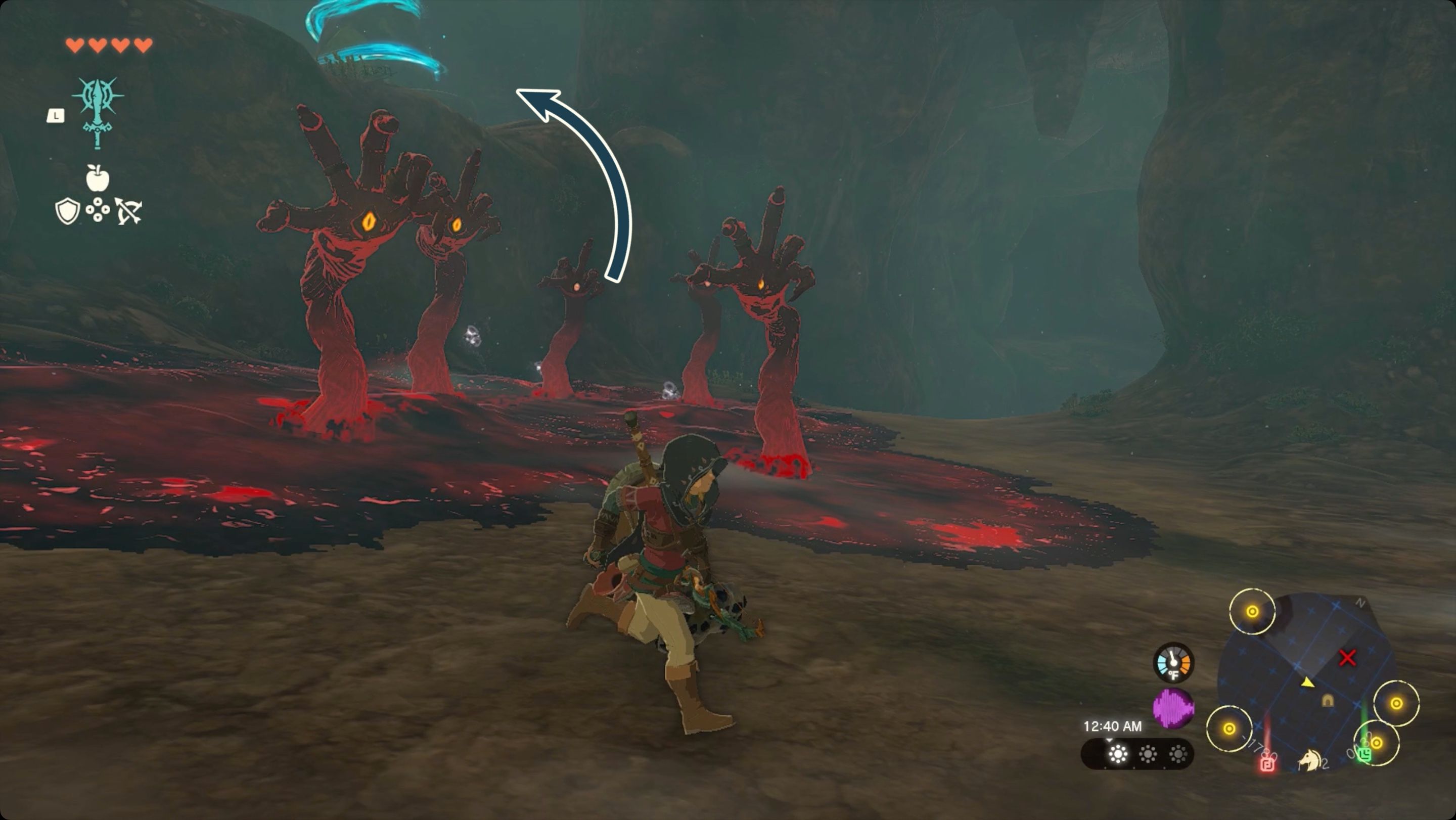 太陽の祠 Taki-ihaban Shrine location and walkthrough in Zelda: TOTK
