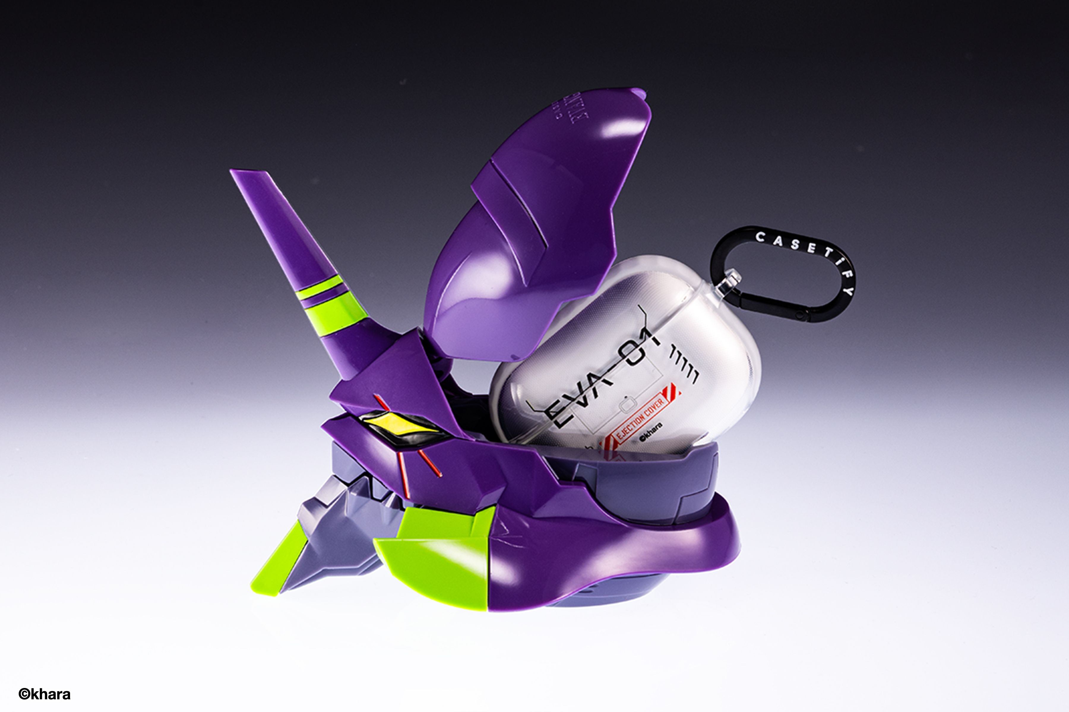 CASETiFY EVANGELION AirPods Pro 2ケース エヴァンゲリオン』初号機の頭部を再現したAirPods Pro/Pro 2