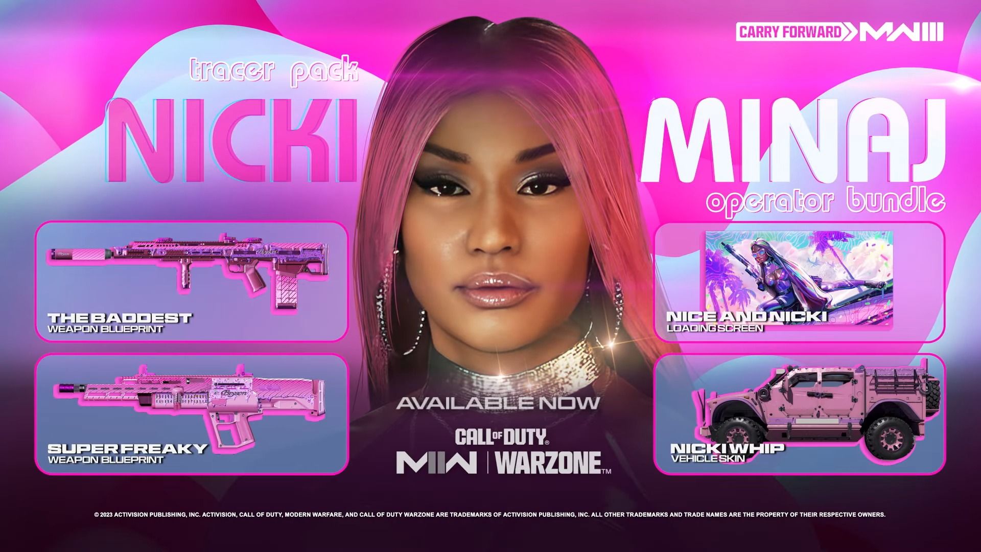 Warzone Rapper Call of Duty’s Nicki Minaj operator bundle available for Warzone, MW2