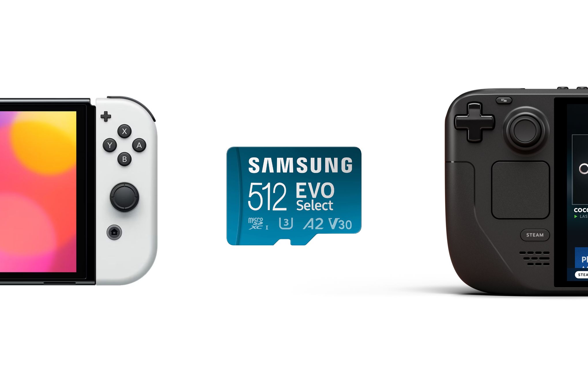 その他 Steam Deck 64Gb + 512GB Samsung Evo SD This 512 GB microSD card for Switch and Steam Deck is