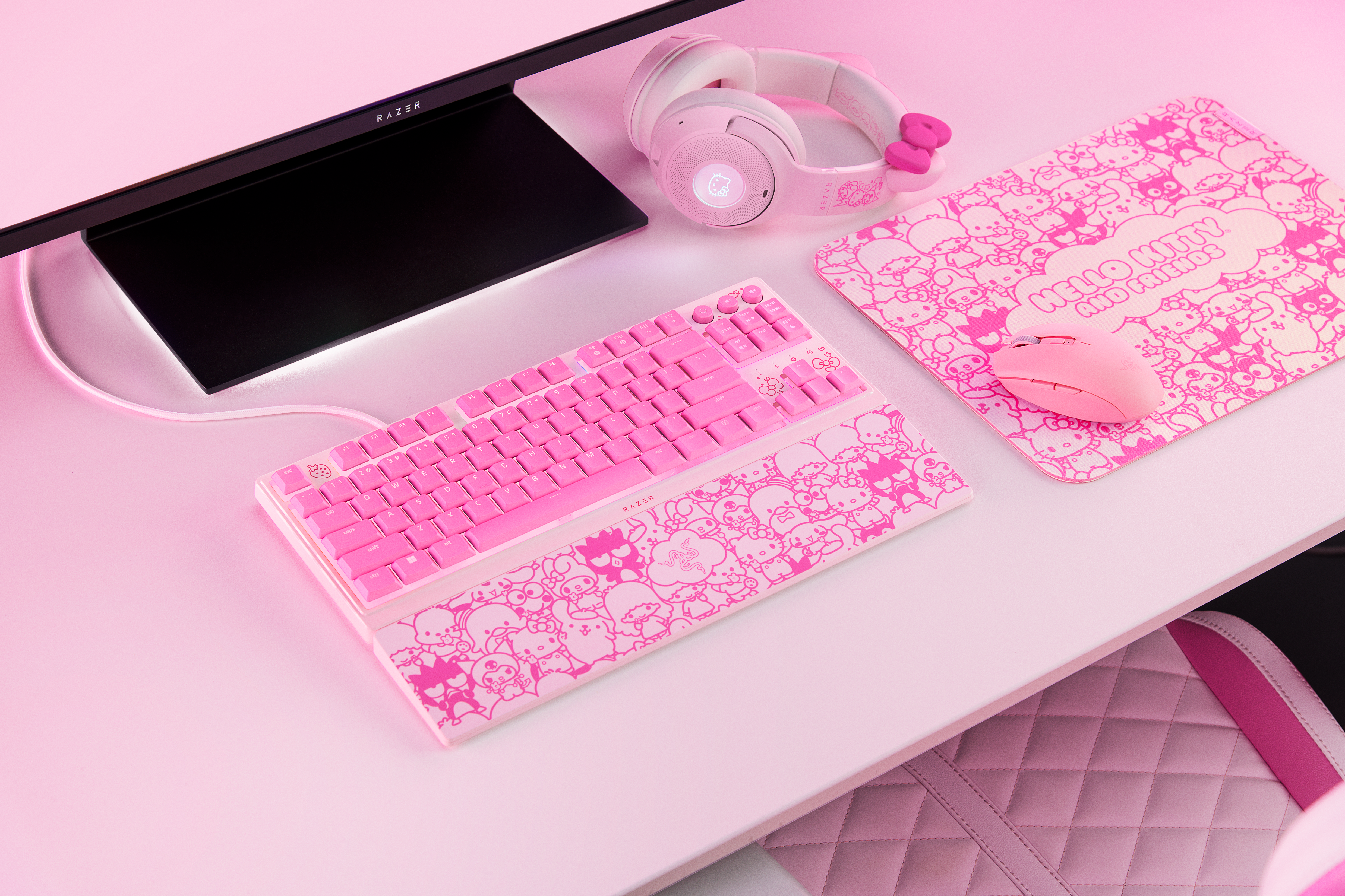 Razer x HelloKitty 50th 周年限定マウスキーボードセット Razer x HelloKitty 50th 周年限定マウスキーボードセット