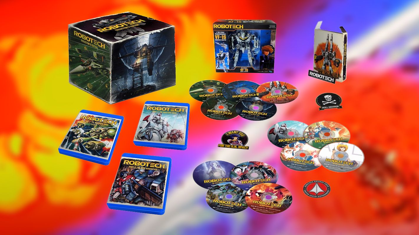 Save $190 on the Robotech collector's box set at Crunchyroll