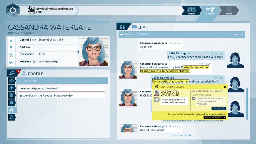 A game about freedom of speech